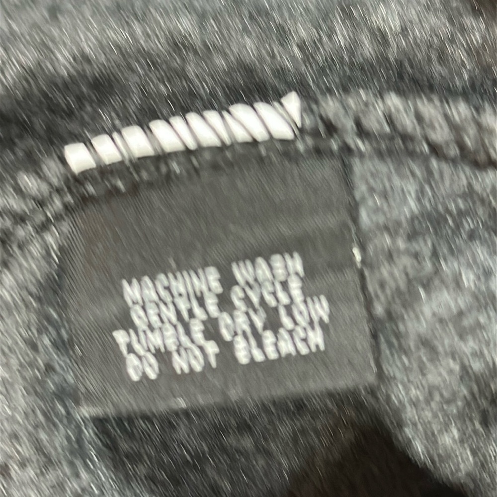 Street Rules Streetwear Steel-Grey Quilted Zip Up Fleece Hoodie MED NWT - Picture 13 of 16